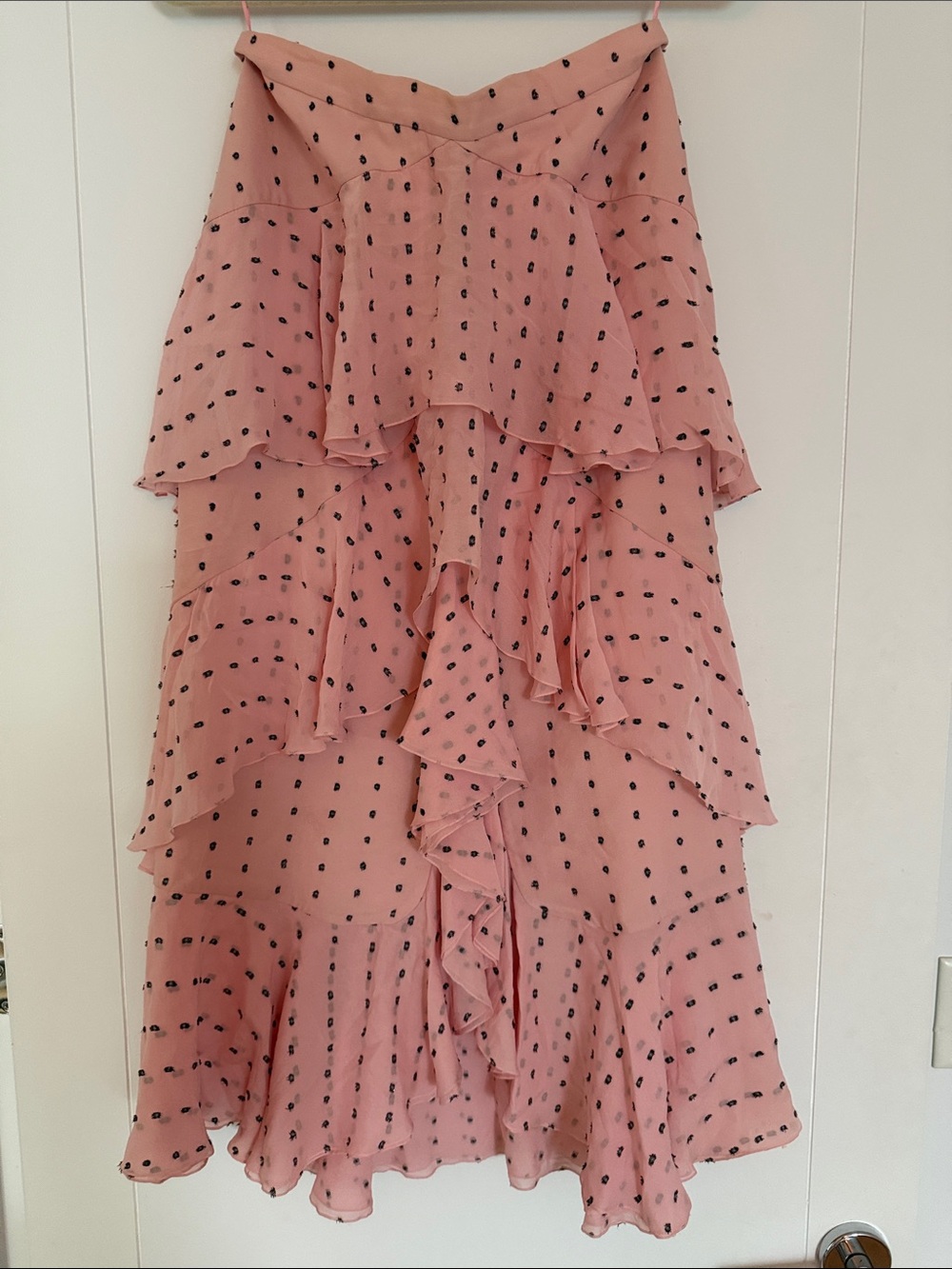 ERDEM Pink Polka-Dot Skirt